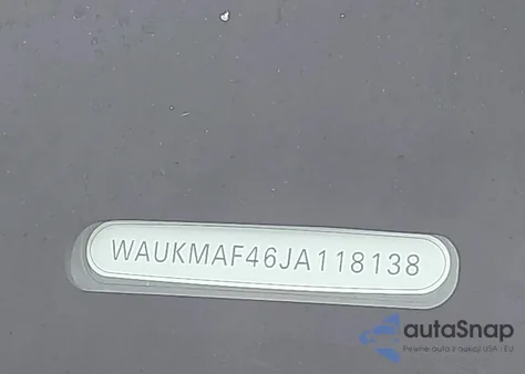 2018 Audi A4 2.0T Tech Ultra Premium/2.0T Ultra Premium из США, поврежденный, VIN WAUKMAF46JA118138